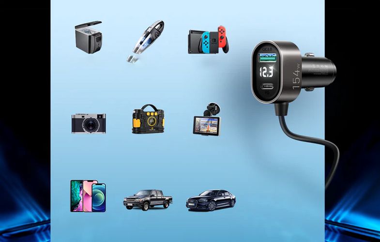 Car charger JOYROOM JR-CL06 Multi-Port (black), Joyroom JR-CL06