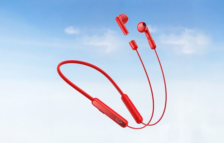 Magnetic Wireless Neckband Headphones, Joyroom JR-DS1, (red), Joyroom JR-DS1 Red