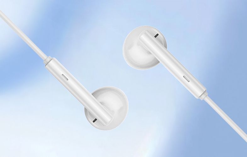 Wired Earphones Joyroom JR-EC05, Type-C (White), Joyroom JR-EC05