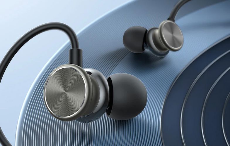 Wired Earphones JR-EW03, Half in Ear (Dark Grey), Joyroom JR-EW03 Dark Gray