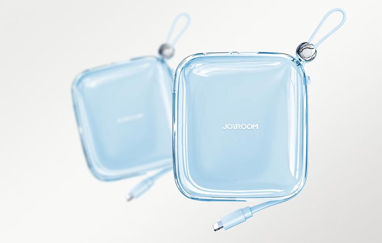 Powerbank Joyroom JR-L003 Jelly 10000mAh, Lightning, 22.5W (Blue), 10 + 4 pcs FOR FREE, Joyroom 43619-uniw