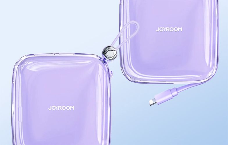 Powerbank Joyroom JR-L003 Jelly 10000mAh, Lightning, 22.5W (Purple), Joyroom JR-L003 LP