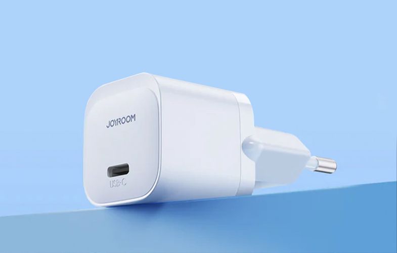 Mini charger PD 20W C-L Cable Joyroom JR-TCF02 (white), Joyroom JR-TCF02 White C+L