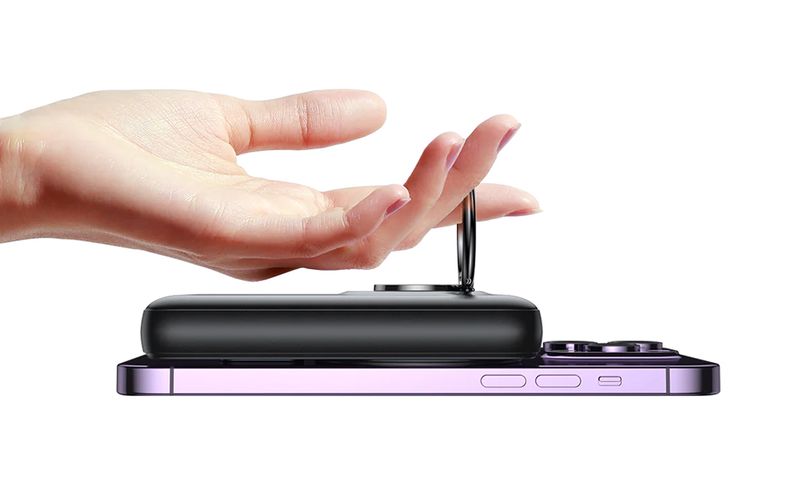 20W Magnetic PowerBank 10000mAh Joyroom JR-W050 (white), Joyroom JR-W050 White