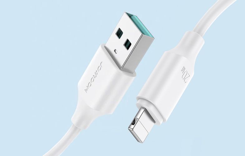 Cable to USB-A / Lightning / 2.4A / 1m Joyroom S-UL012A9 (white), Joyroom S-UL012A9 1m LW