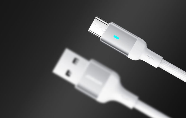 Cable to Micro USB-A / 2.4A / 1.2m Joyroom S-UM018A10 (white), Joyroom S-UM018A10 1.2m MW