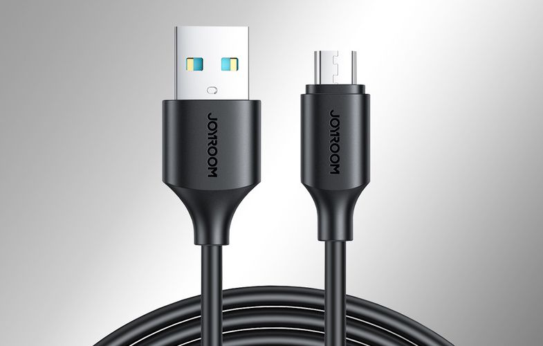 Cable to Micro USB-A / 2.4A / 1m Joyroom S-UM018A9 (black), Joyroom S-UM018A9 1m MB