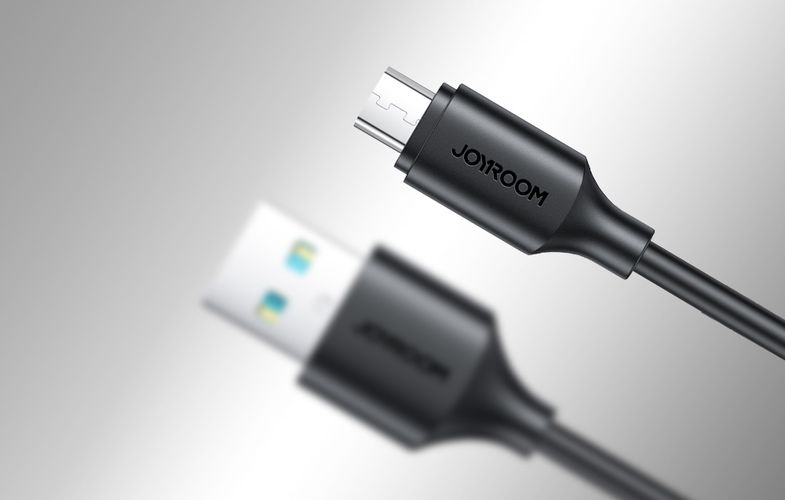 Cable to Micro USB-A / 2.4A / 1m Joyroom S-UM018A9 (black), Joyroom S-UM018A9 1m MB