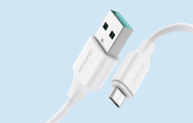 Cable to Micro USB-A / 2.4A / 1m Joyroom S-UM018A9 (white), Joyroom S-UM018A9 1m MW