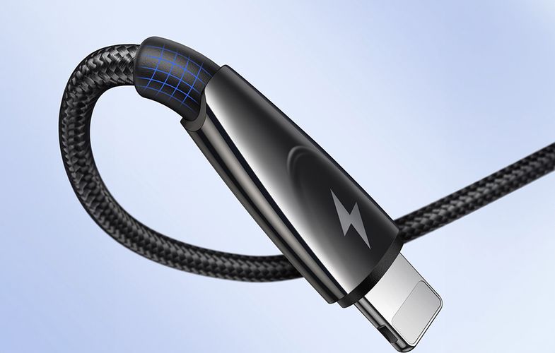 Cable Pioneer 3A USB to Lightning SA31-AL3 / 3A / 1,2m (black), Joyroom SA31-AL3 1.2m-Black