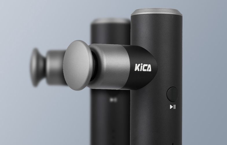 Vibrating gun massager KiCA Mini 2 (black), Kica KiCA Mini 2 (Black)