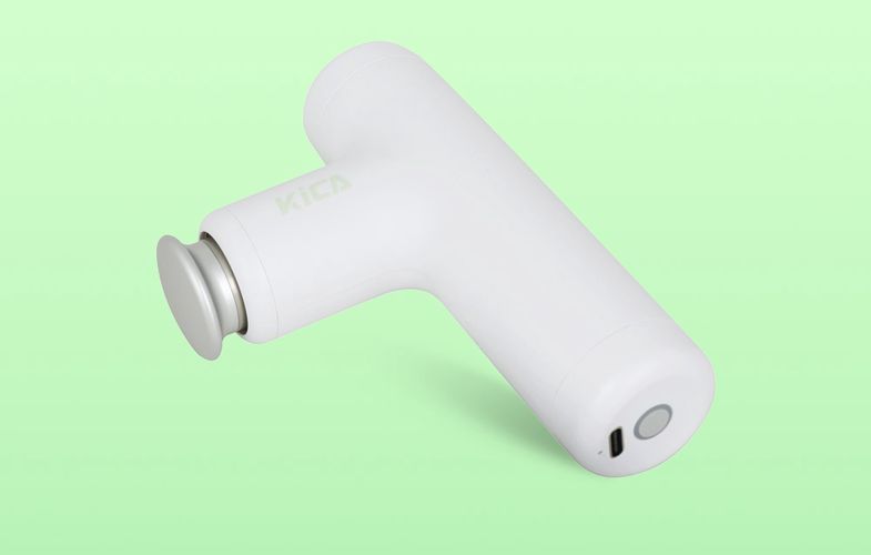 Vibrating gun massager KiCA Mini C (white), Kica KiCA Mini C (white)