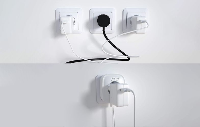 Smart plug WiFi Gosund SP112 2xUSB, 16A, Tuya, Gosund SP112