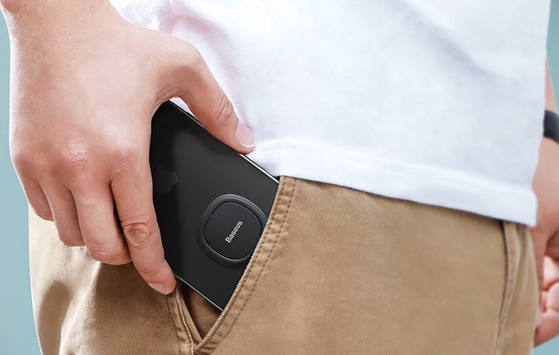 Baseus Invisible Ring holder for smartphones (tarnish), Baseus SUYB-0A