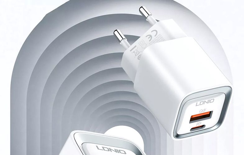 MFi wall charger LDNIO A2318M, USB-C+USB, USB-C to Lightning 20W, LDNIO A2318M EU