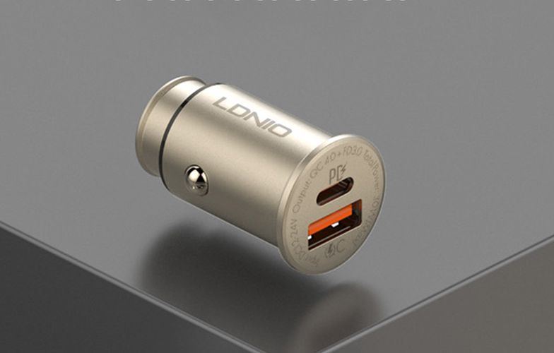 LDNIO C506Q USB, USB-C Car charger + MicroUSB Cable, LDNIO C506Q Micro