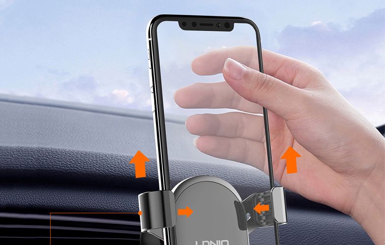 Car gravity holder LDNIO MG01 (black), LDNIO MG01 black