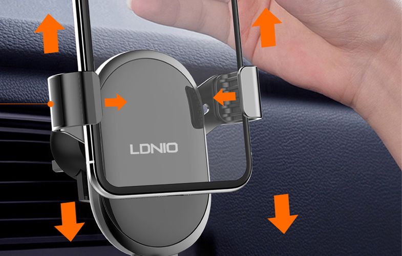 Car gravity holder LDNIO MG01 (black), LDNIO MG01 black