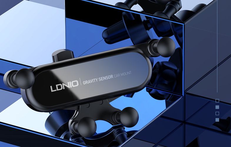 Car gravity holder LDNIO MG03 (black), LDNIO MG03