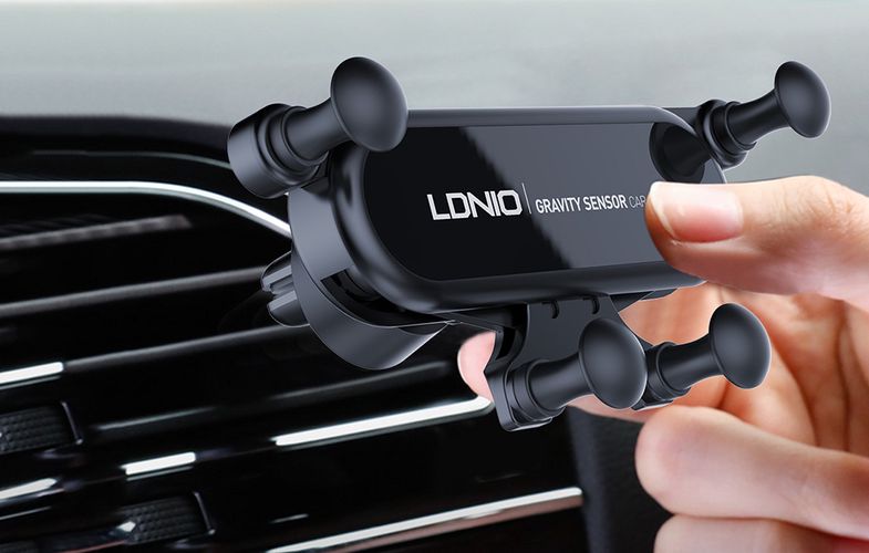 Car gravity holder LDNIO MG03 (black), LDNIO MG03