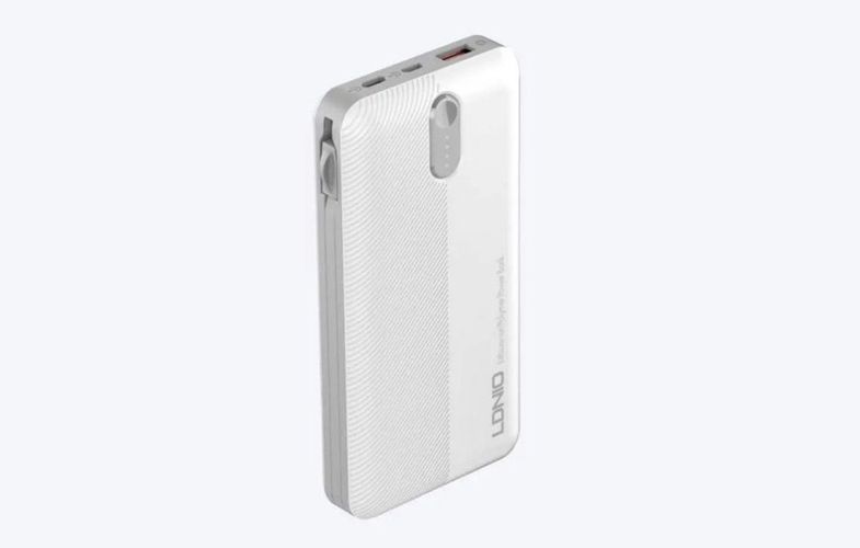 Powerbank LDNIO PL1013, 10000mAh + 3in1 cable (white), LDNIO PL1013