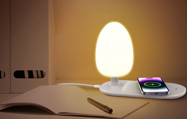 Night lamp with Qi wireless charging function, LDNIO Y3 (white), LDNIO Y3