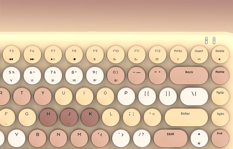 Mechanical keyboard MOFII Candy M (Beige), MOFII SK-645 Beige