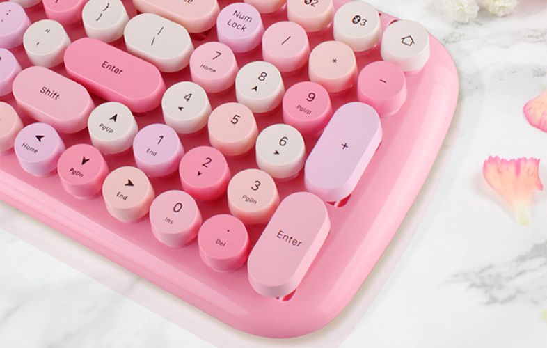 Wireless keyboard MOFII Candy BT (Pink), MOFII SK-646BT Pink