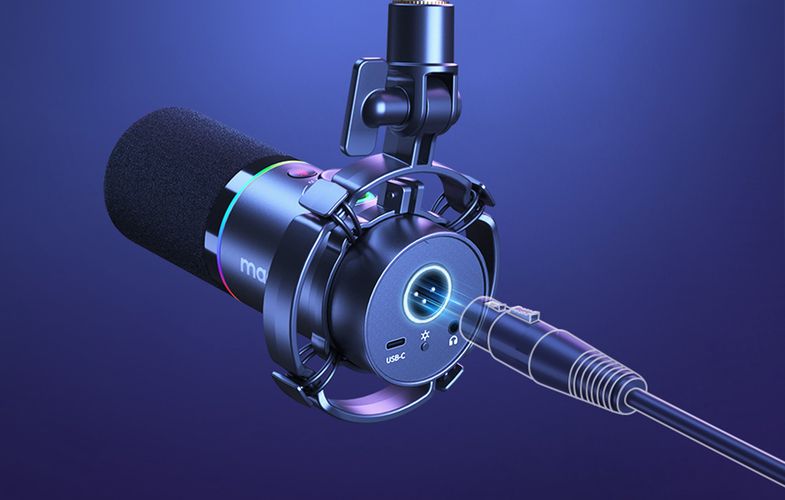 Dynamic Microphone Maono PD200XS (black), Maono PD200XS Black