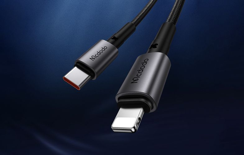 Cable USB-C to Lightning Mcdodo CA-2850, 36W, 1,2m (black), Mcdodo CA-2850