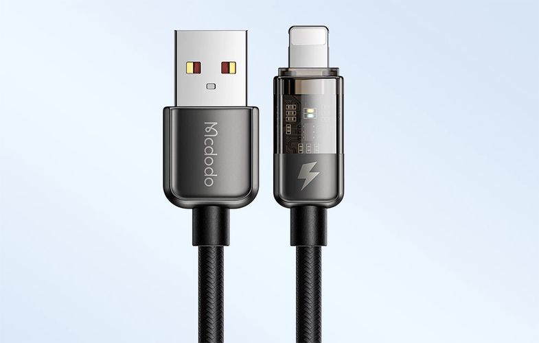 Lightning cable Mcdodo CA-3140 12W, 1.2m (black), Mcdodo CA-3140