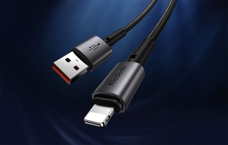 Cable USB-A to Lightning Mcdodo CA-3580, 1,2m (black), Mcdodo CA-3580