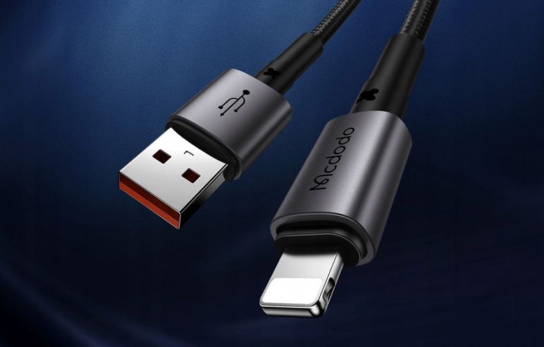 Kabel USB do lightning Mcdodo CA-3581, 3A, 1.8m (czarny), Mcdodo CA-3581