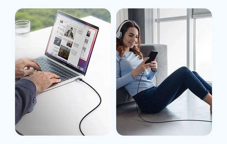 Cable USB-C  Mcdodo CA-3591 100W, 1.8m (black), Mcdodo CA-3591