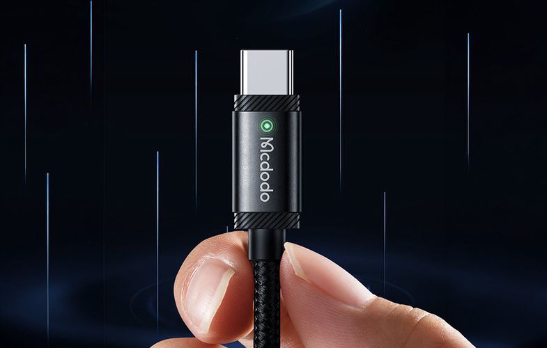 Cable USB-A to USB-C Mcdodo CA-4730, 120W, 1,5m (black), Mcdodo CA-4730