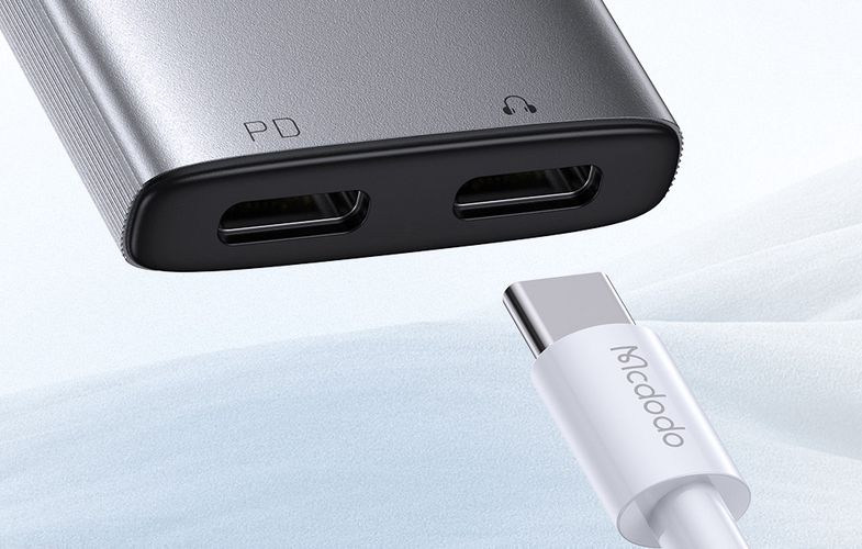 2in1 Audio Adapter Mcdodo CA-5570 2in1 USB-C to 2x USB-C, Mcdodo CA-5570