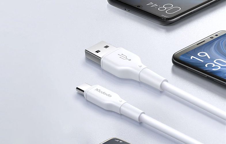 Cable USB-C Mcdodo CA-7280, 1.2m (white), Mcdodo CA-7280