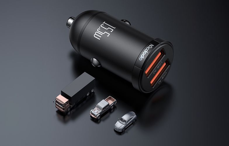 Mcdodo CC-2950 car charger, 2x USB, 15.5W (black), Mcdodo CC-2950