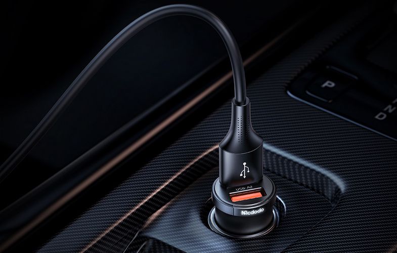 Mcdodo CC-2950 car charger, 2x USB, 15.5W (black), Mcdodo CC-2950