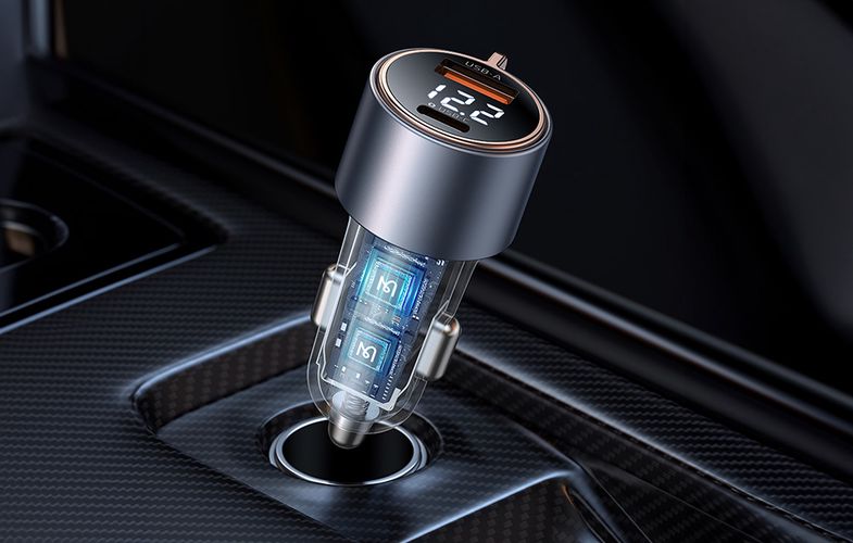 Mcodo CC-5670 75W Digital Display PD 1*USB-A 1*USB-C Car Charger, Mcdodo CC-3690