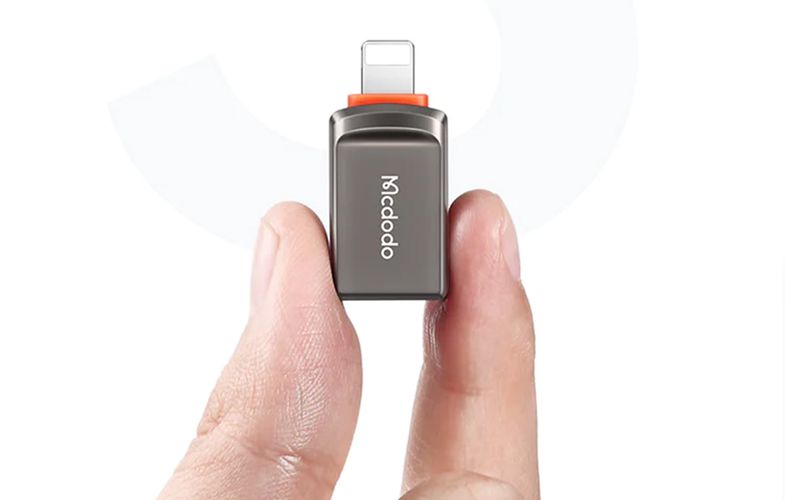 Adapter USB 3.0 to lightning Mcdodo OT-8600 (black), Mcdodo OT-8600