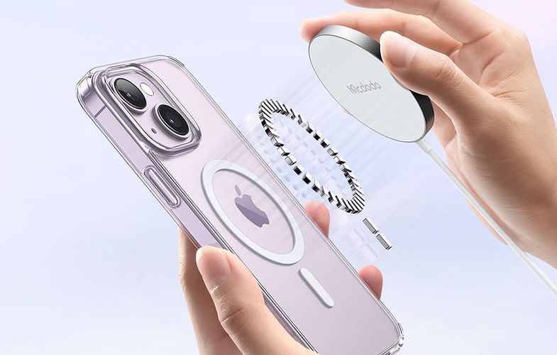 Magnetic case McDodo Crystal for iPhone 14 Pro Max (clear), Mcdodo PC-3093