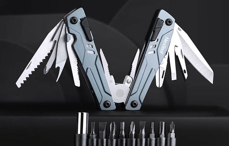 Multitool Nextool NE20045 15 in 1 + bit set (blue), Nextool NE20045