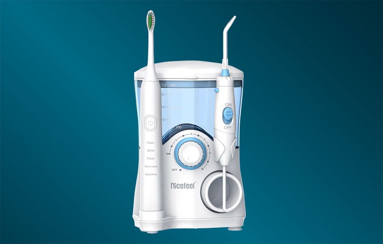 Nicefeel Deskopt water flosser + sonic toothbrush set FC163, Nicefeel FC163