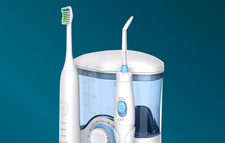 Nicefeel Deskopt water flosser + sonic toothbrush set FC163, Nicefeel FC163