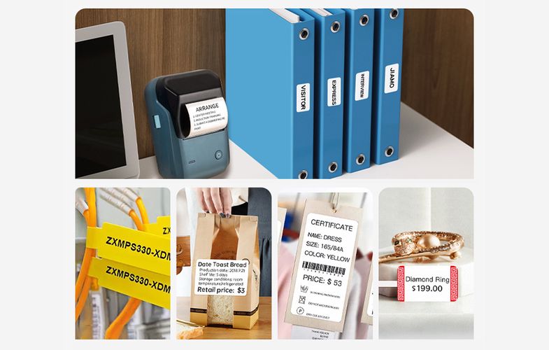 Niimbot B1 wireless label printer (LakeBlue), NIIMBOT B1