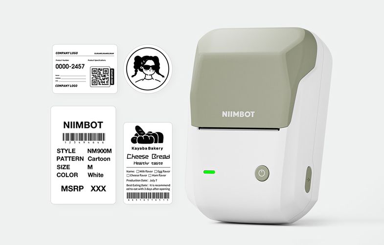 Niimbot B1 wireless label printer (green), NIIMBOT B1 Green