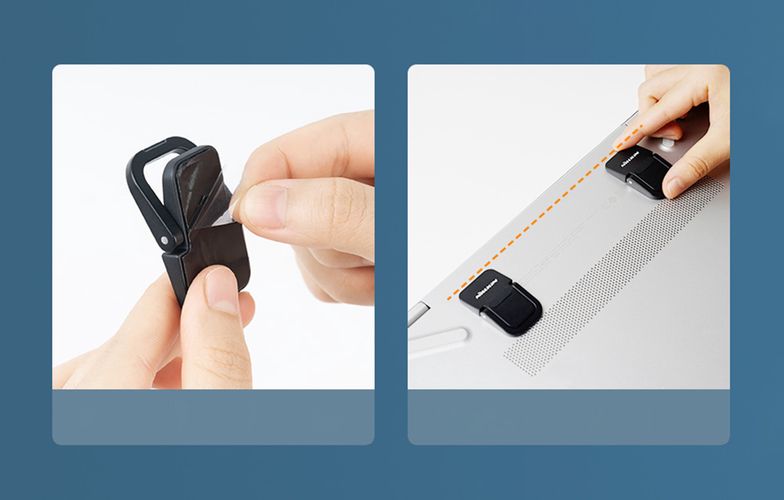 Universal Laptop Kickstand Nillkin Bolster 2 pcs (black), Nillkin 6902048203068