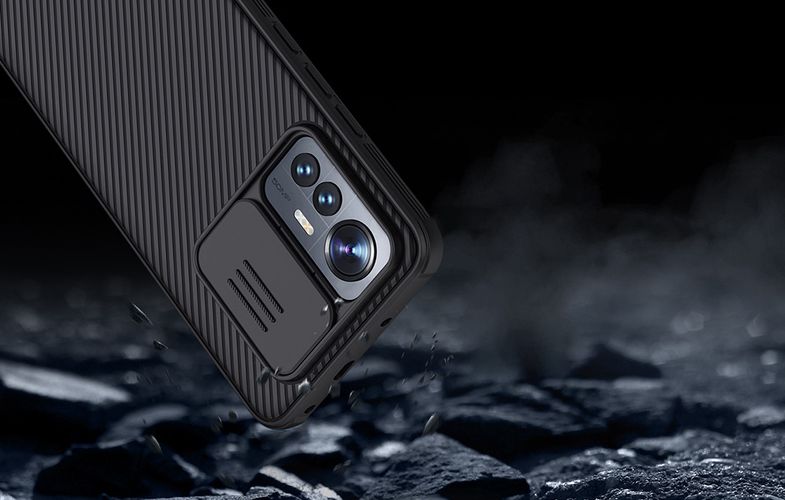 Case Nillkin CamShield Pro for Xiaomi 12 Lite 5G (black), Nillkin 6902048246997