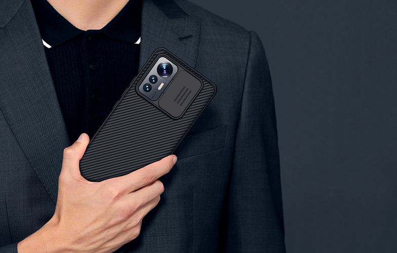 Case Nillkin CamShield Pro for Xiaomi 12 Lite 5G (black), Nillkin 6902048246997